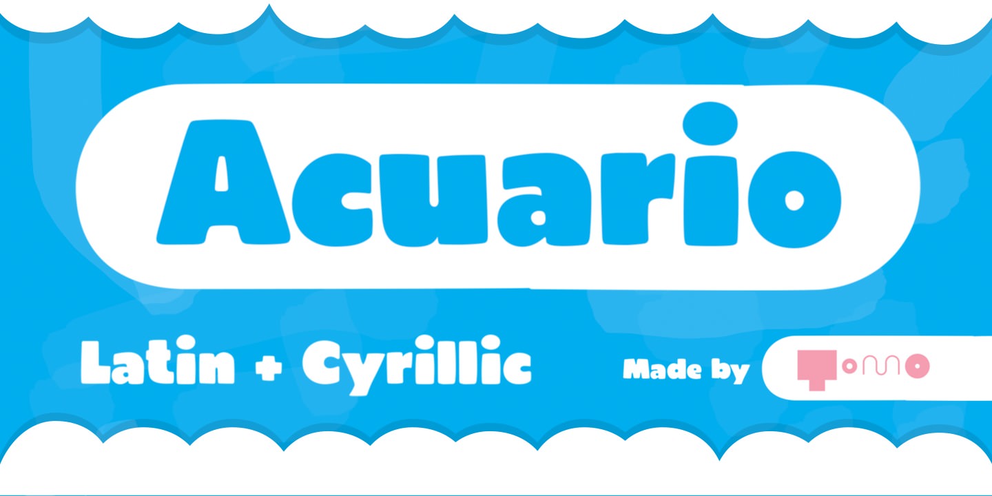 フォント TOMO Acuario